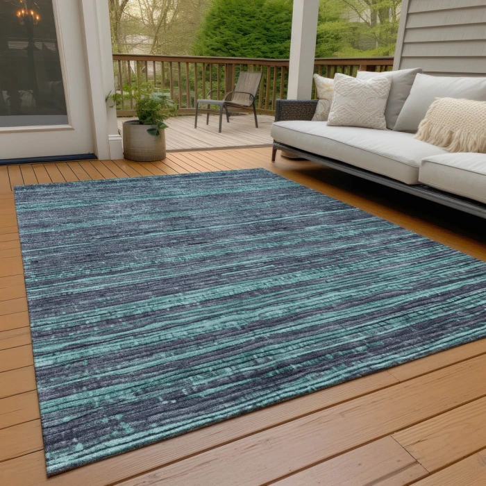 Addison Rugs Chantille Teal ACN1846 5ft. x 7ft.6in. Rect. Rug