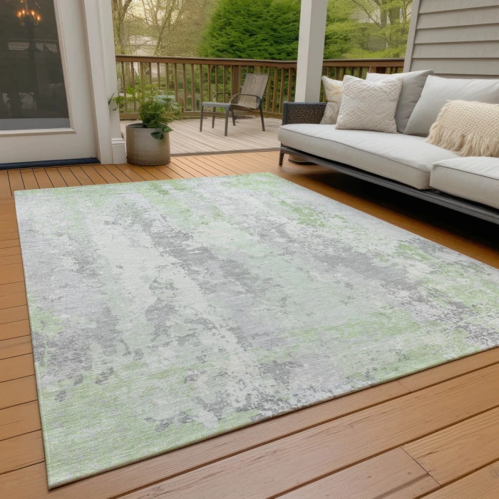 Addison Rugs Chantille Green ACN1848 9ft. x 12ft. Rect. Rug