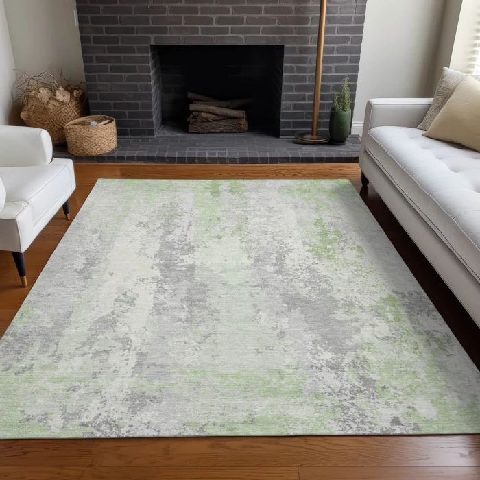 Addison Rugs Chantille Green ACN1848 9ft. x 12ft. Rect. Rug