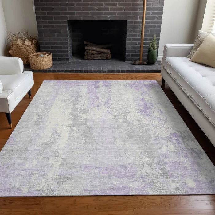 Addison Rugs Chantille Purple ACN1848 9ft. x 12ft. Rect. Rug