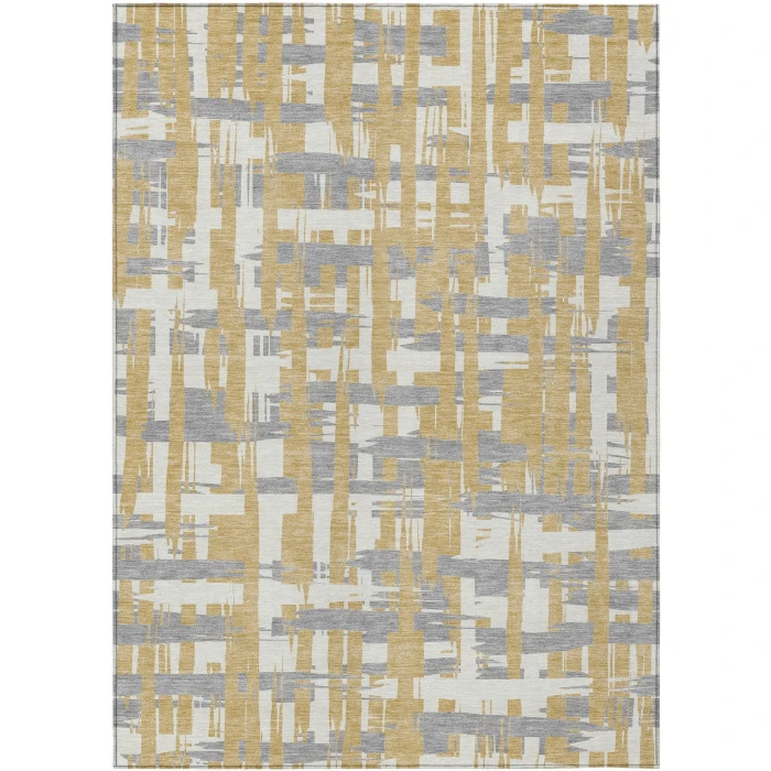 Addison Rugs Chantille Gold ACN1849 5ft. x 7ft.6in. Rect. Rug