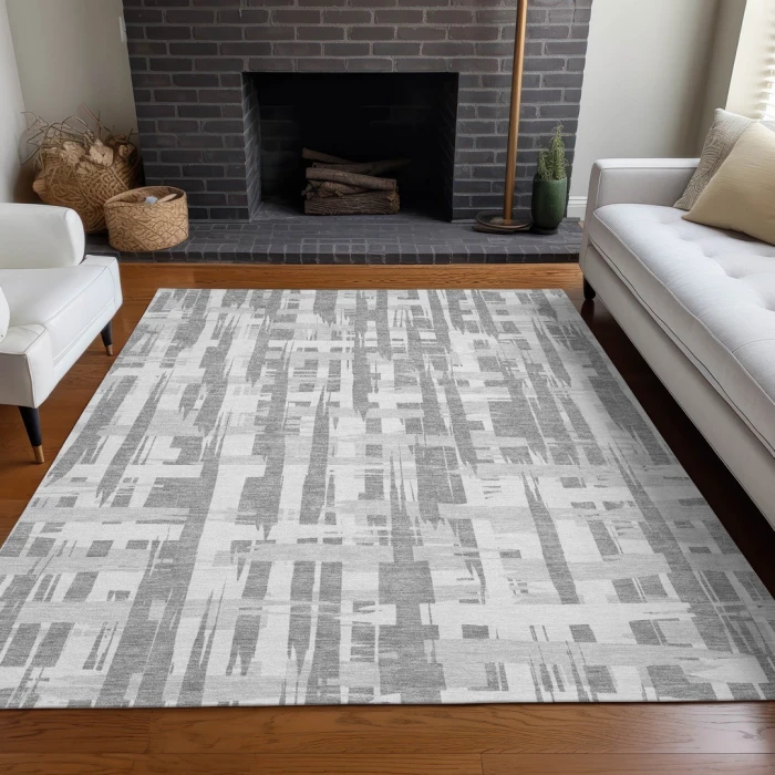 Addison Rugs Chantille Gray ACN1849 9ft. x 12ft. Rect. Rug