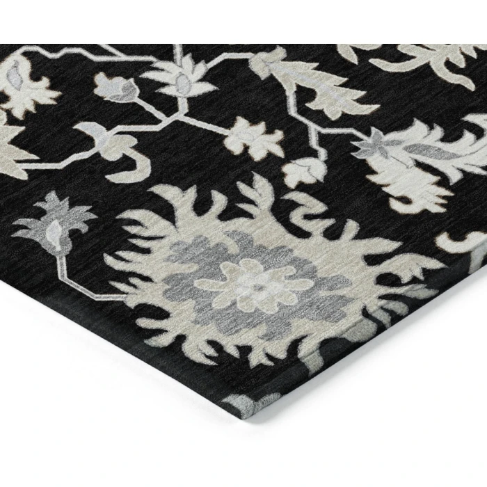 Addison Rugs Chantille Black ACN1854 9ft. x 12ft. Rect. Rug