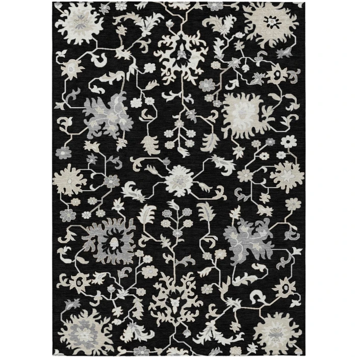 Addison Rugs Chantille Black ACN1854 9ft. x 12ft. Rect. Rug