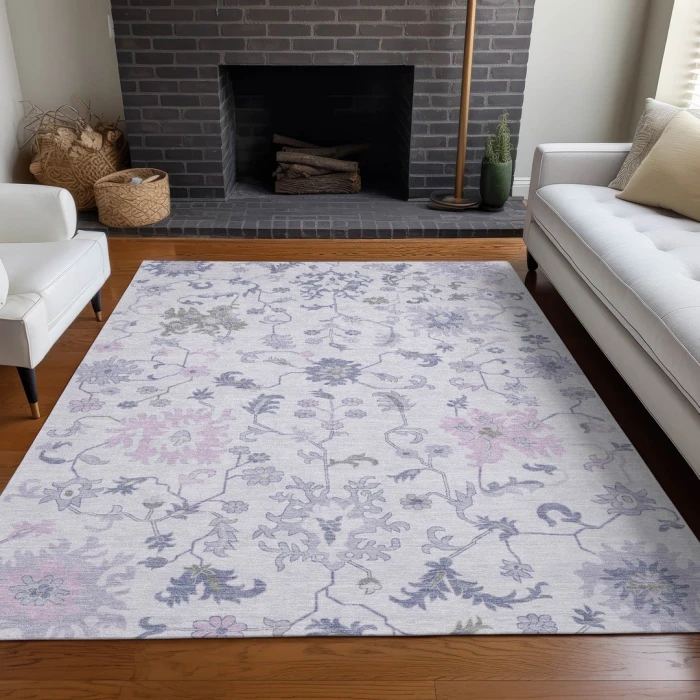 Addison Rugs Chantille Purple ACN1854 5ft. x 7ft.6in. Rect. Rug
