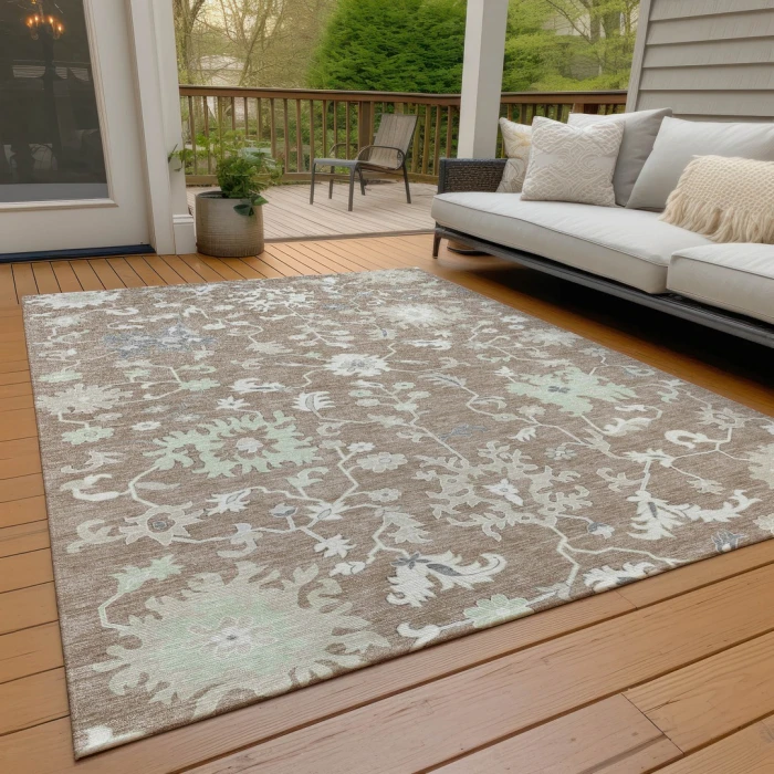 Addison Rugs Chantille Brown ACN1854 5ft. x 7ft.6in. Rect. Rug