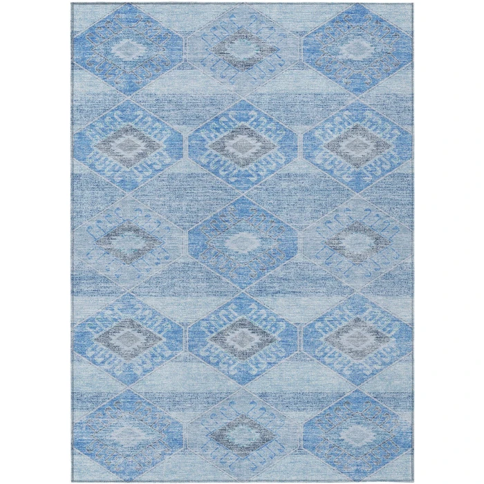 Addison Rugs Chantille Blue ACN1857 9ft. x 12ft. Rect. Rug