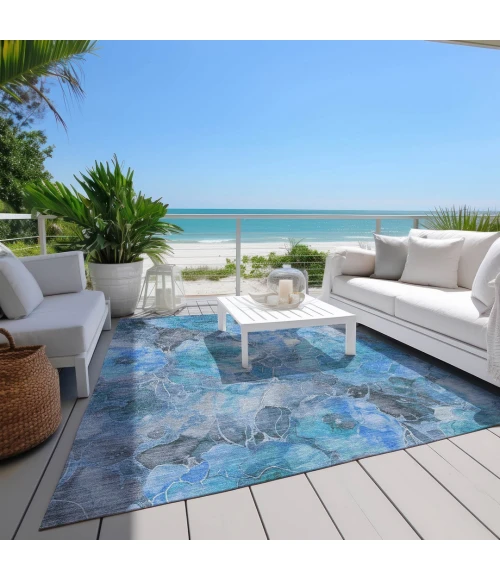 Addison Rugs Chantille Blue ACN1859 9ft. x 12ft. Rect. Rug