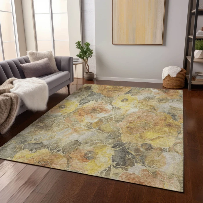 Addison Rugs Chantille Gold ACN1859 8ft. x 10ft. Rect. Rug