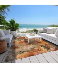Addison Rugs Chantille Orange ACN1859 9ft. x 12ft. Rect. Rug
