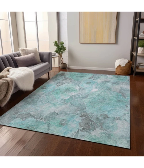 Addison Rugs Chantille Teal ACN1859 9ft. x 12ft. Rect. Rug