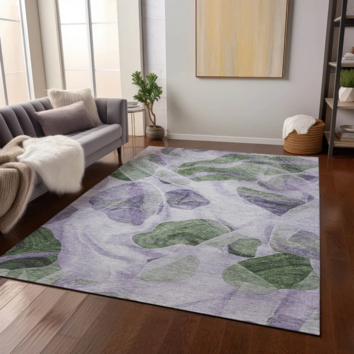 Addison Rugs Chantille Purple ACN1863 5ft. x 7ft.6in. Rect. Rug