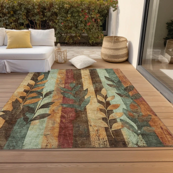 Addison Rugs Chantille Gold ACN1871 9ft. x 12ft. Rect. Rug
