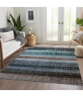 Addison Rugs Chantille Teal ACN1873 5ft. x 7ft.6in. Rect. Rug