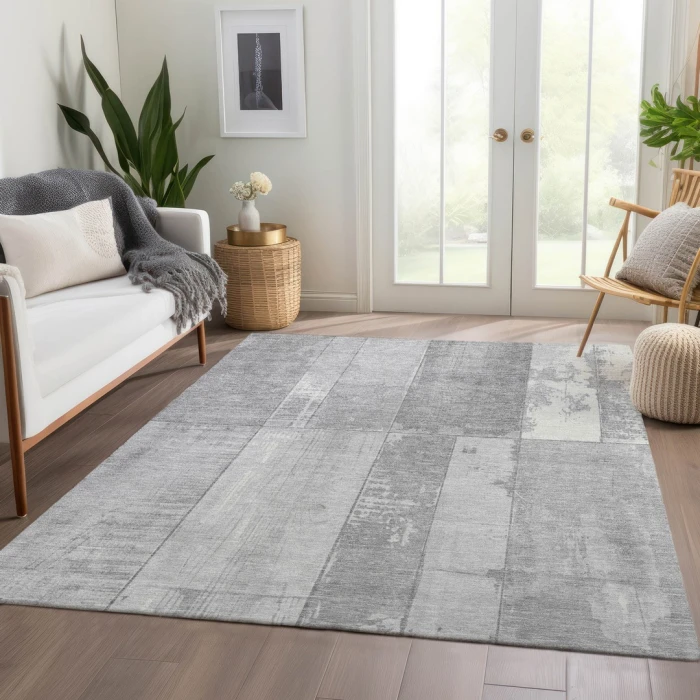 Addison Rugs Chantille Gray ACN1877 9ft. x 12ft. Rect. Rug