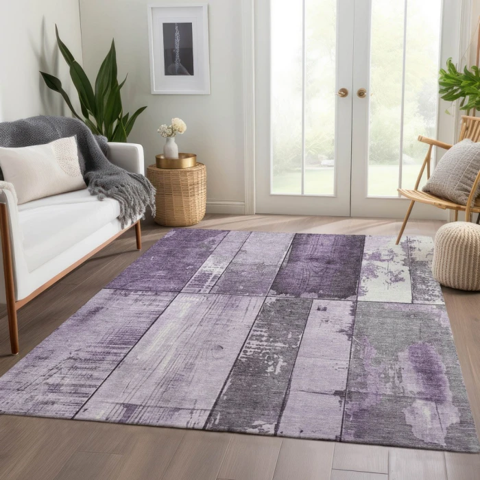 Addison Rugs Chantille Purple ACN1877 5ft. x 7ft.6in. Rect. Rug