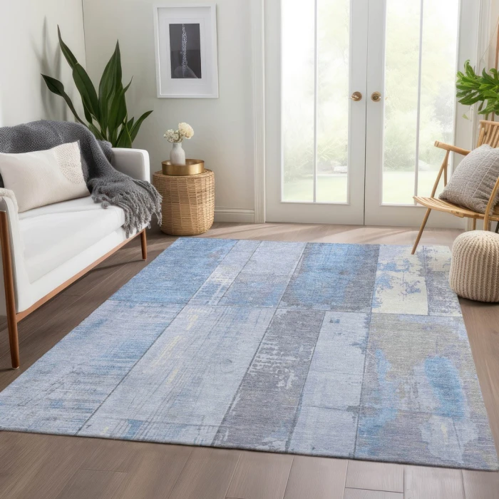 Addison Rugs Chantille Blue ACN1877 5ft. x 7ft.6in. Rect. Rug