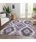 Addison Rugs Chantille Purple ACN1878 5ft. x 7ft.6in. Rect. Rug