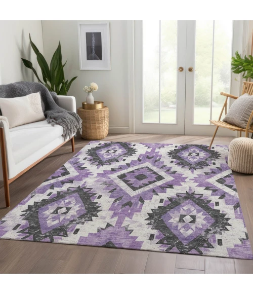 Addison Rugs Chantille Purple ACN1878 5ft. x 7ft.6in. Rect. Rug