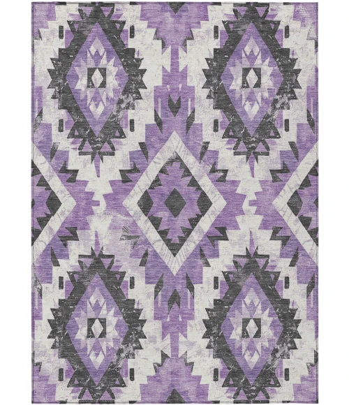 Addison Rugs Chantille Purple ACN1878 5ft. x 7ft.6in. Rect. Rug