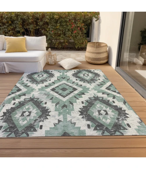 Addison Rugs Chantille Blue ACN1878 8ft. x 10ft. Rect. Rug