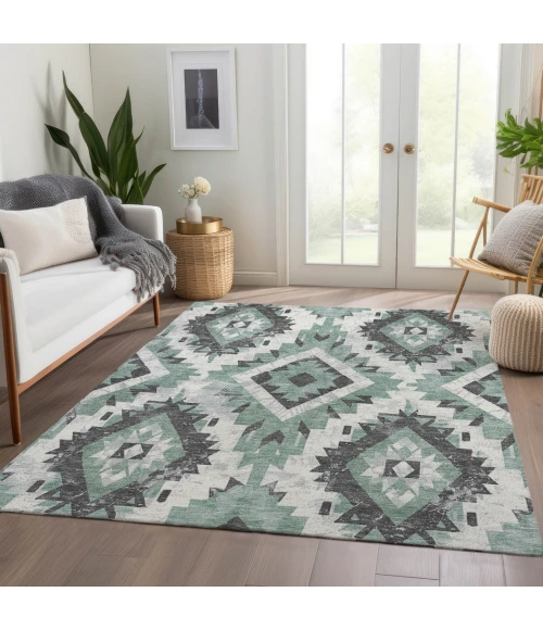 Addison Rugs Chantille Blue ACN1878 8ft. x 10ft. Rect. Rug