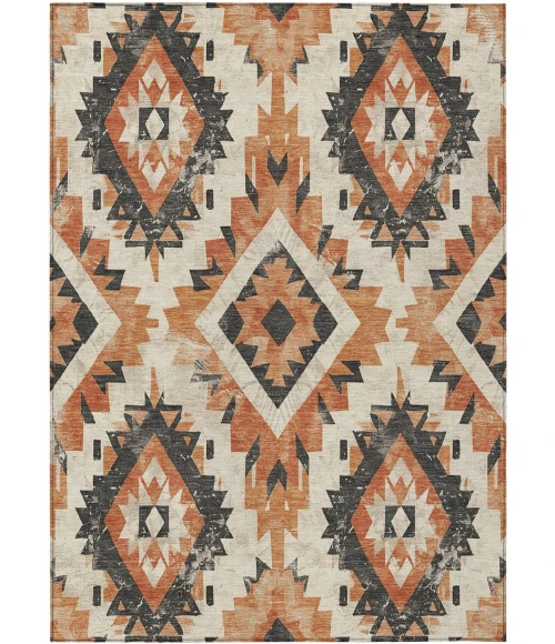 Addison Rugs Chantille Orange ACN1878 8ft. x 10ft. Rect. Rug