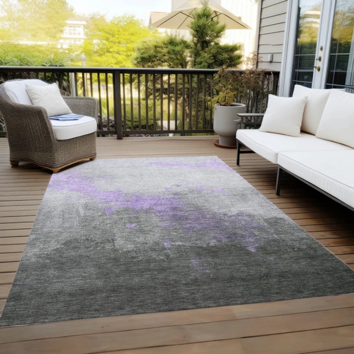 Addison Rugs Chantille Purple ACN1881 9ft. x 12ft. Rect. Rug