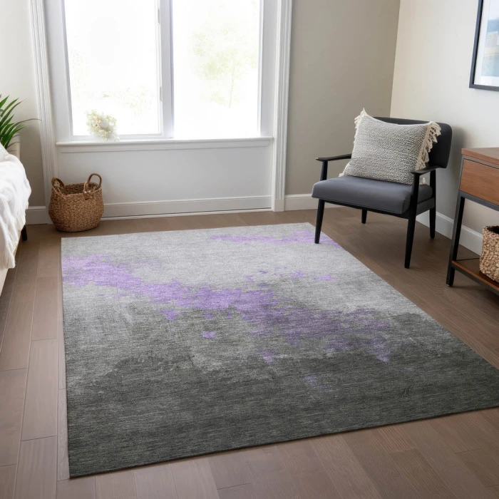 Addison Rugs Chantille Purple ACN1881 9ft. x 12ft. Rect. Rug