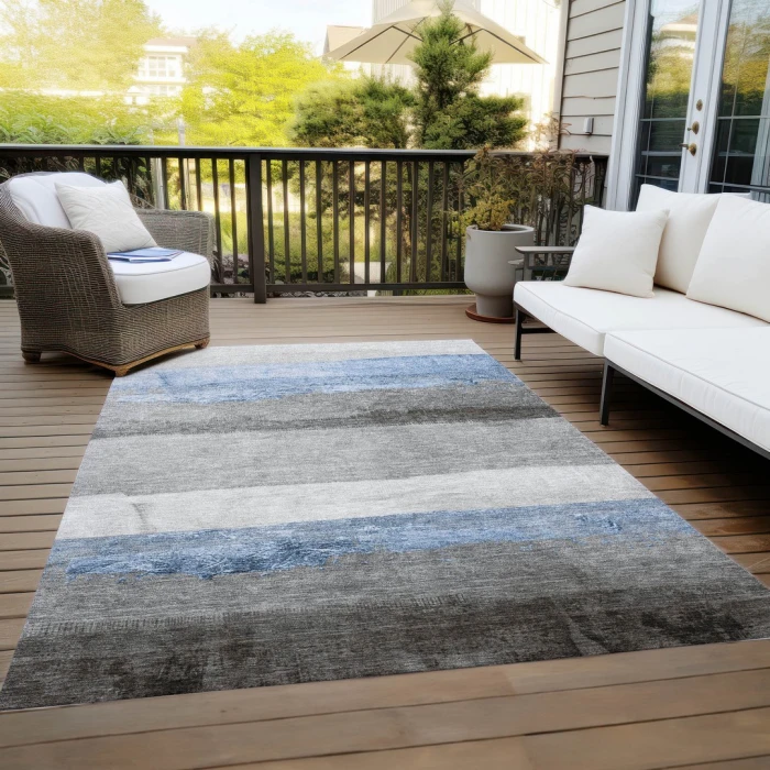 Addison Rugs Chantille Blue ACN1883 8ft. x 10ft. Rect. Rug