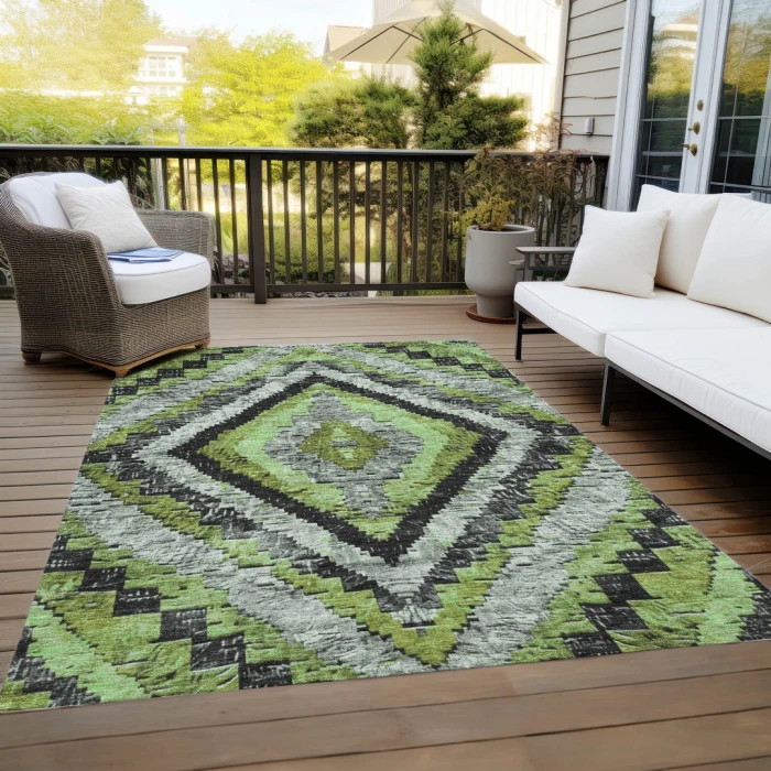 Addison Rugs Chantille Green ACN1890 8ft. x 10ft. Rect. Rug