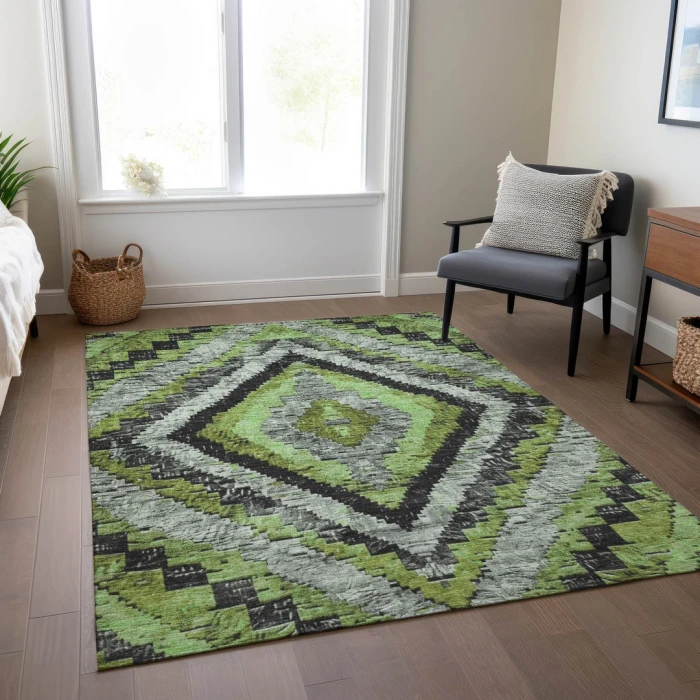 Addison Rugs Chantille Green ACN1890 8ft. x 10ft. Rect. Rug