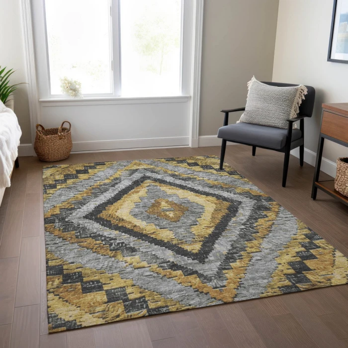Addison Rugs Chantille Gold ACN1890 5ft. x 7ft.6in. Rect. Rug