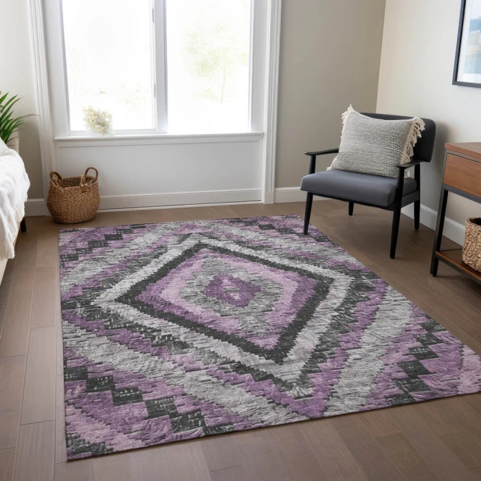 Addison Rugs Chantille Purple ACN1890 8ft. x 10ft. Rect. Rug