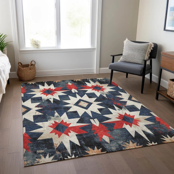 Addison Rugs Chantille Blue ACN1893 5ft. x 7ft.6in. Rect. Rug