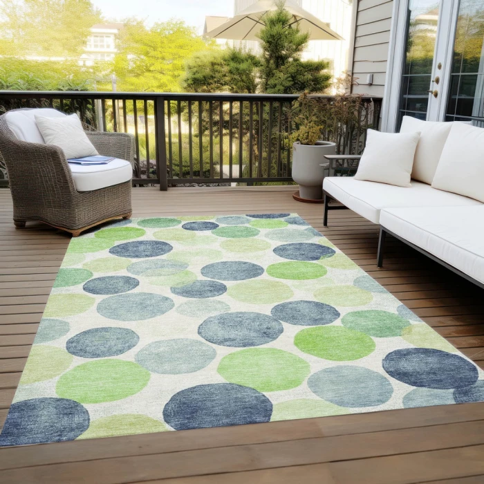 Addison Rugs Chantille Blue ACN1898 9ft. x 12ft. Rect. Rug