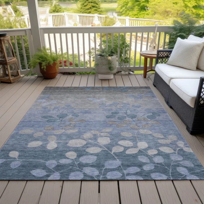 Addison Rugs Chantille Blue ACN1900 9ft. x 12ft. Rect. Rug