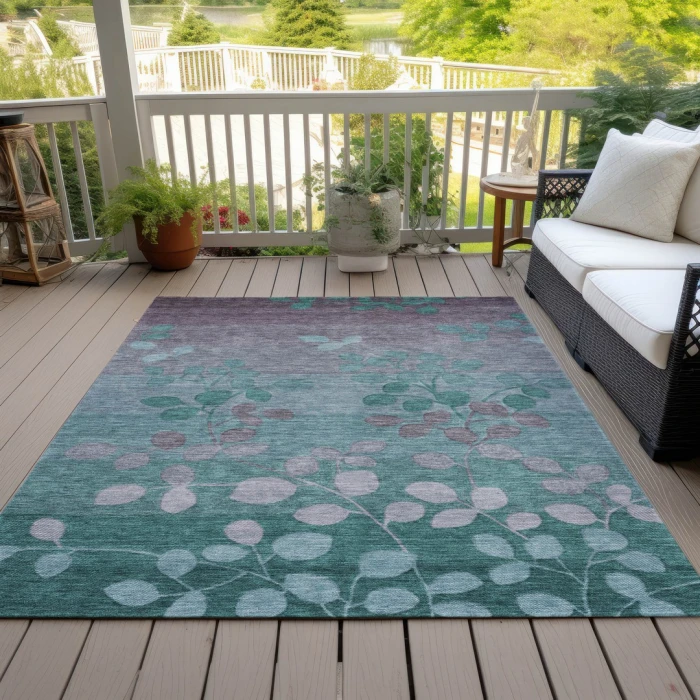 Addison Rugs Chantille Teal ACN1900 5ft. x 7ft.6in. Rect. Rug