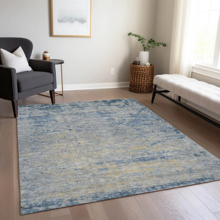 Addison Rugs Chantille Blue ACN1901 5ft. x 7ft.6in. Rect. Rug