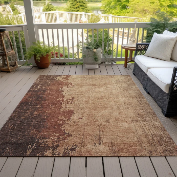 Addison Rugs Chantille Orange ACN1904 8ft. x 10ft. Rect. Rug