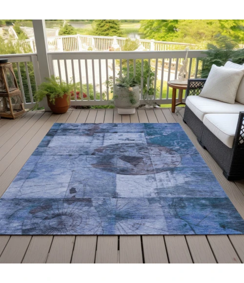Addison Rugs Chantille Blue ACN1905 8ft. x 10ft. Rect. Rug