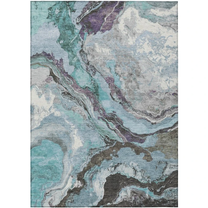 Addison Rugs Chantille Teal ACN1908 8ft. x 10ft. Rect. Rug