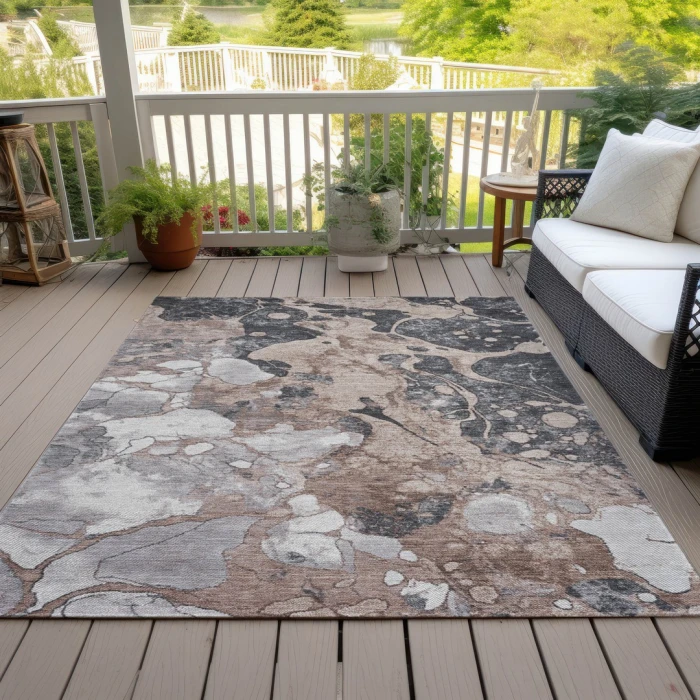 Addison Rugs Chantille Brown ACN1909 5ft. x 7ft.6in. Rect. Rug