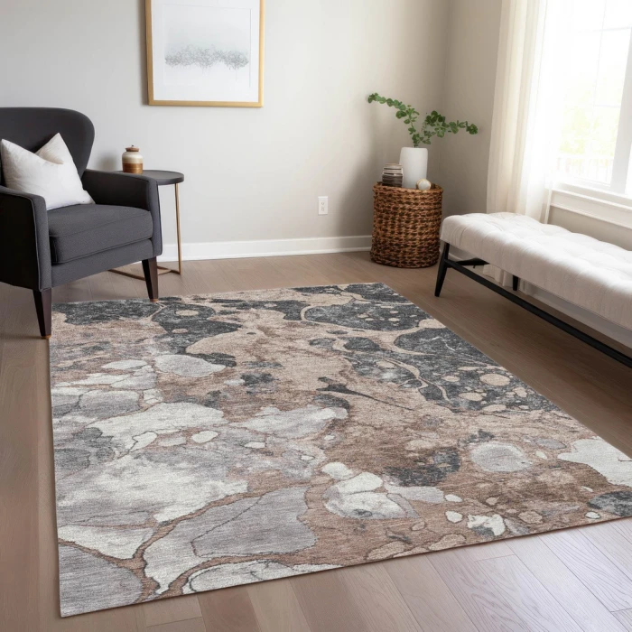 Addison Rugs Chantille Brown ACN1909 5ft. x 7ft.6in. Rect. Rug