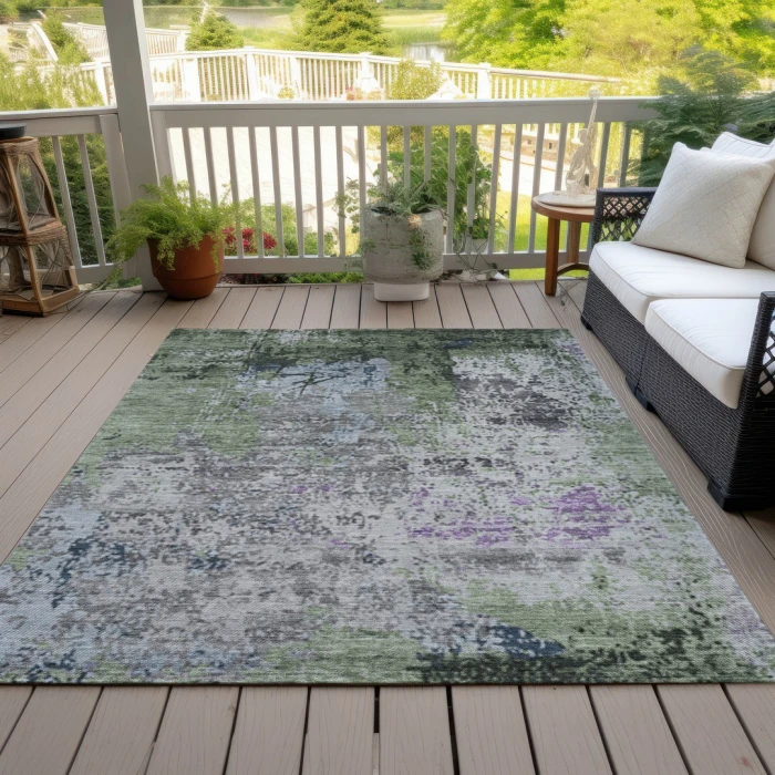 Addison Rugs Chantille Green ACN1911 5ft. x 7ft.6in. Rect. Rug