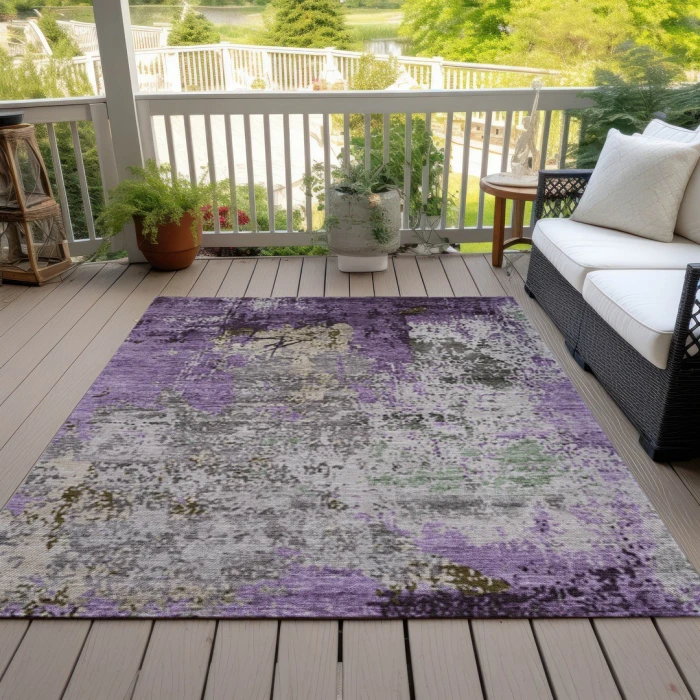 Addison Rugs Chantille Purple ACN1911 9ft. x 12ft. Rect. Rug
