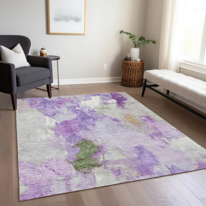 Addison Rugs Chantille Purple ACN1914 5ft. x 7ft.6in. Rect. Rug