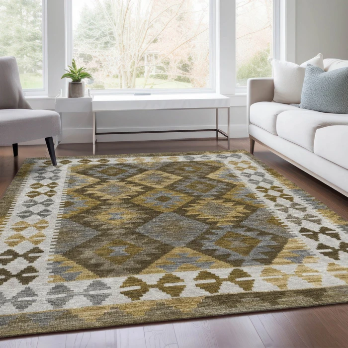 Addison Rugs Chantille Brown ACN1915 9ft. x 12ft. Rect. Rug