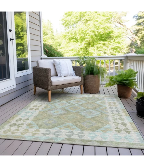 Addison Rugs Chantille Green ACN1915 5ft. x 7ft.6in. Rect. Rug