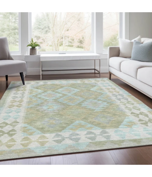 Addison Rugs Chantille Green ACN1915 5ft. x 7ft.6in. Rect. Rug
